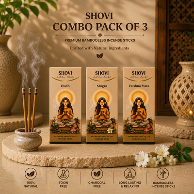 SHOVI Combo Pack of 3 Premium Dhoop Sticks