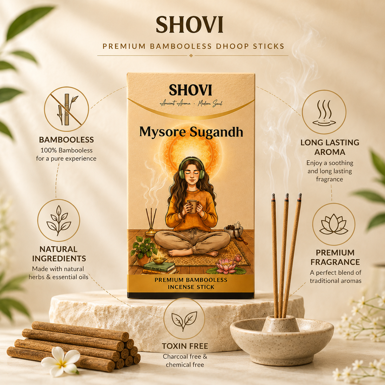 Mysore Sugandh Dhoop Sticks