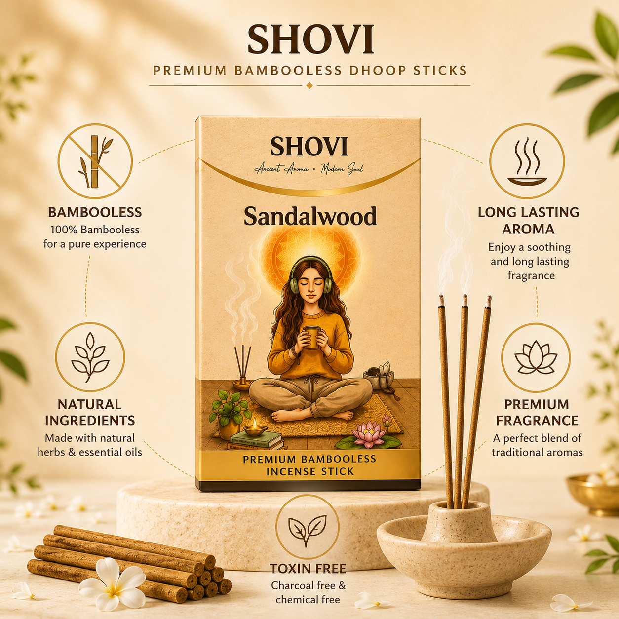 Sandalwood Dhoop Sticks