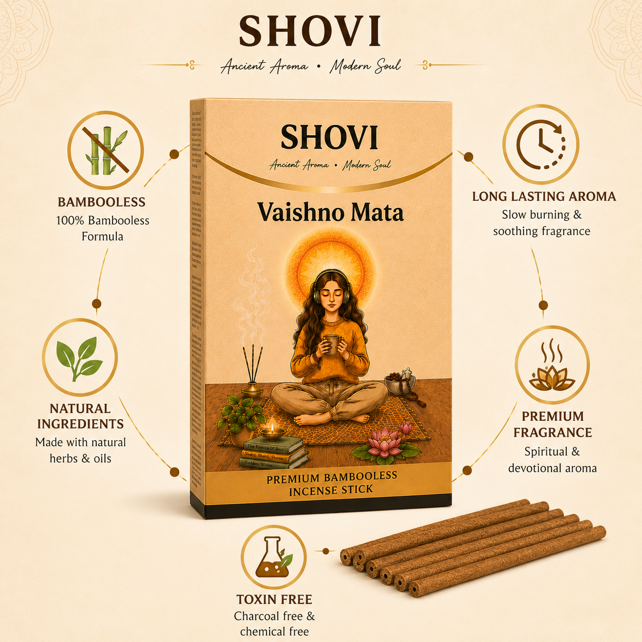 Vaishno Mata Dhoop Sticks