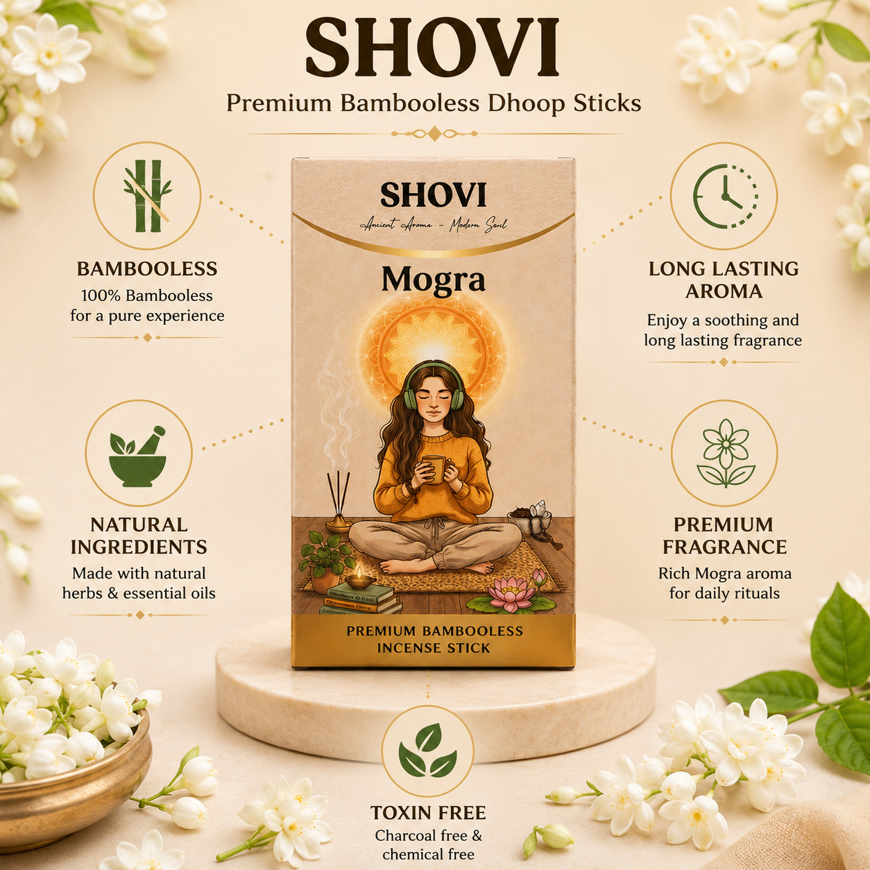 Mogra Dhoop Sticks