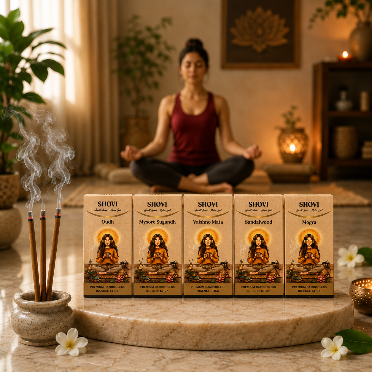 Combo Pack of 5 Dhoop Sticks | Assorted Packs
