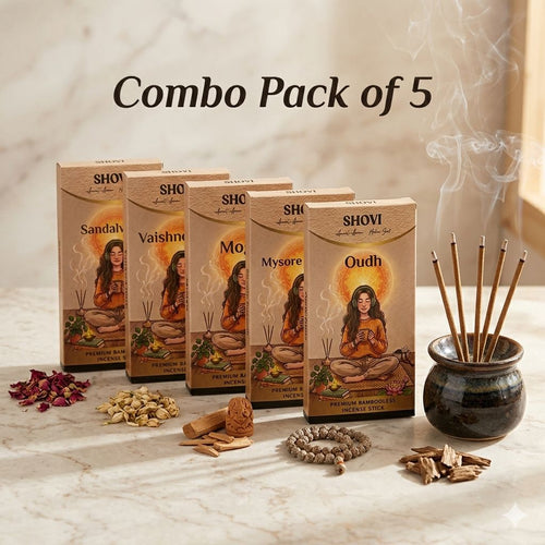 Combo Pack of 5 Dhoop Sticks | Assorted Packs