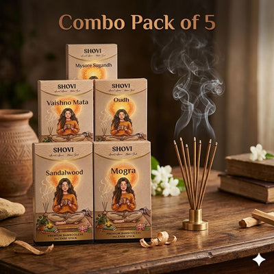 Combo Pack of 5 Dhoop Sticks | Assorted Packs
